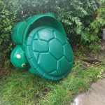 zandbak schildpad